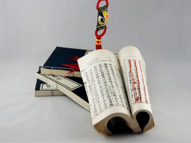 Chinese ancient books clipart