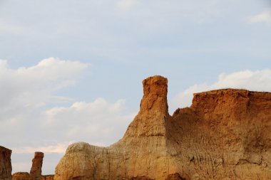 Çin'in datong shanxi toprak ormanda