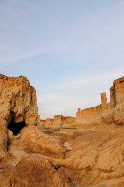 Çin'in datong shanxi toprak ormanda