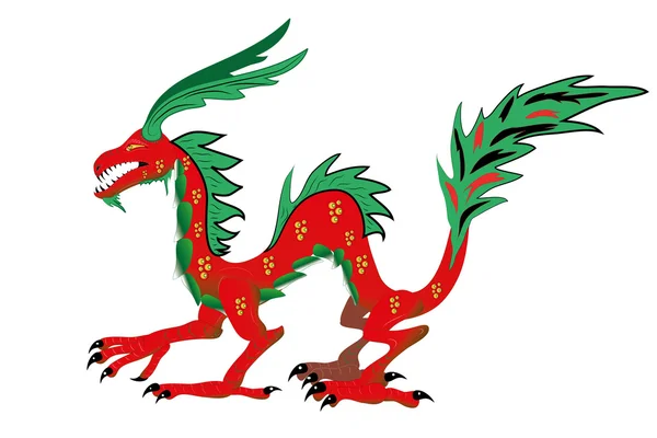 Kinesisk drake. — Stock vektor