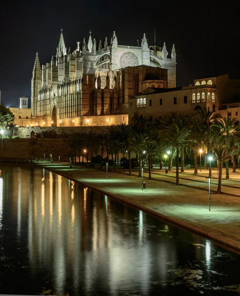 A Palma de Mallorca katedrális Stock Kép