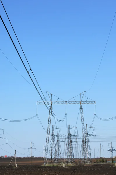 stock image Power poles