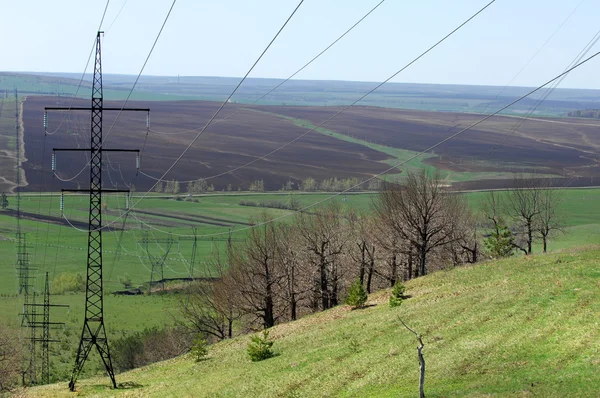 stock image Power poles