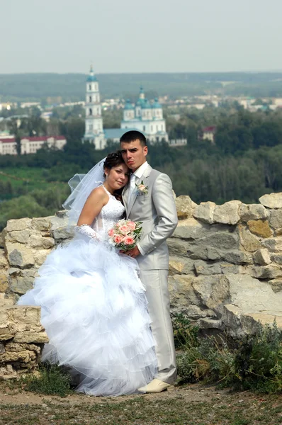 Die Hochzeit, zwei junge Männer — Stockfoto