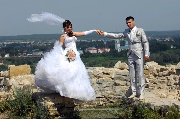 La boda, dos jóvenes — Foto de Stock