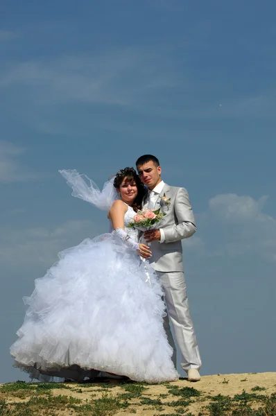 Svatba, dva mladí muži — Stock fotografie
