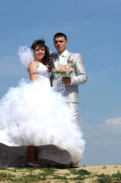 La boda, dos jóvenes — Foto de Stock