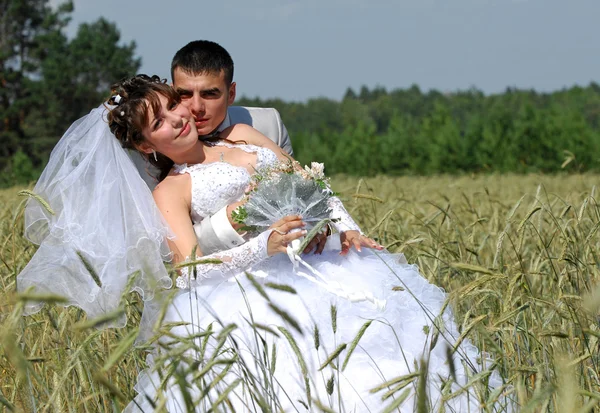 Het huwelijk, twee jonge mannen — Stockfoto