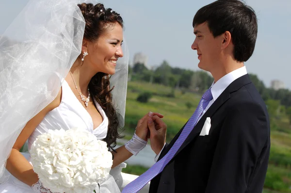 Bröllop, bra stämning, bra väder — Stockfoto