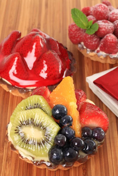 Frukt tårtor — Stockfoto