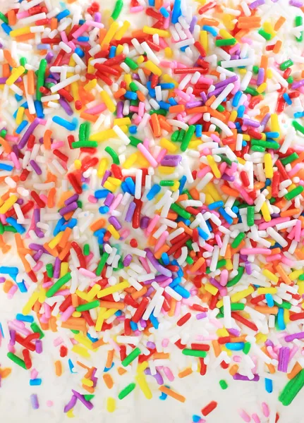 Aspersões de aniversário de açúcar — Fotografia de Stock