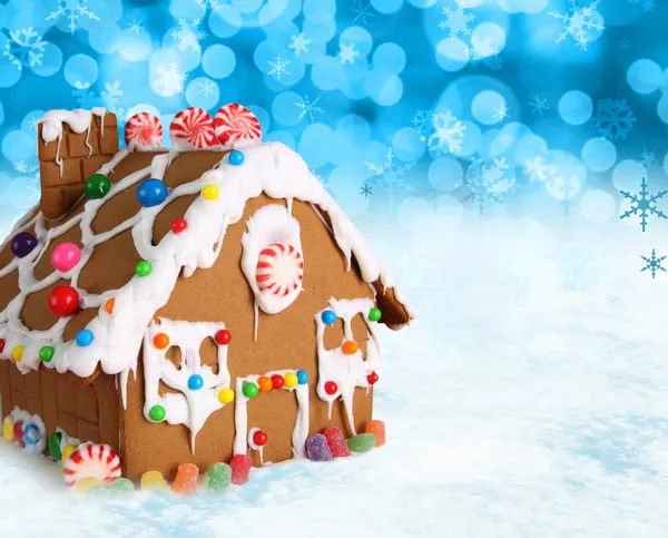 Natale casa di pan di zenzero . — Foto Stock