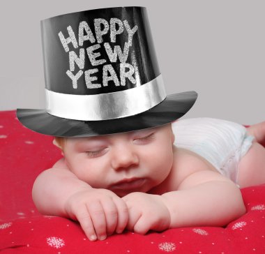 New year baby clipart