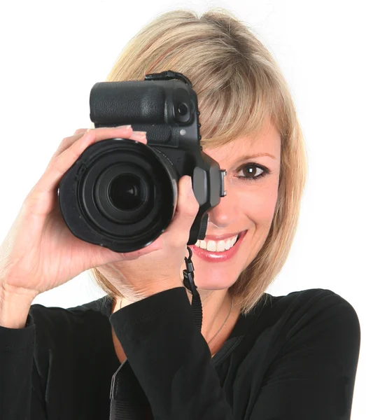 Stock image Female photographer