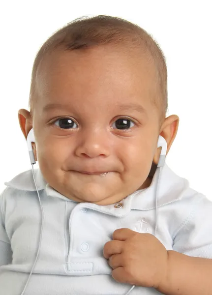 Musical baby boy — Stock Photo, Image