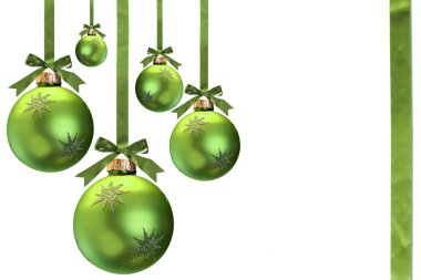 Green Christmas clipart