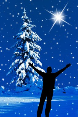 Silent night clipart