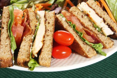 Clubhouse sandwich clipart