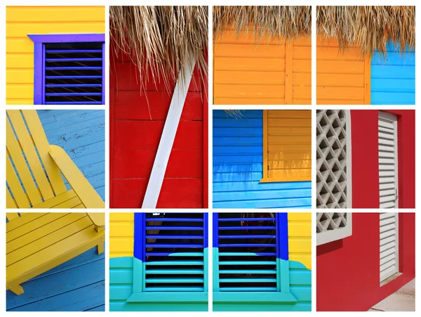 Karibische Collage — Stockfoto