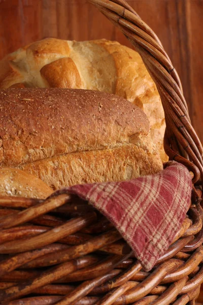 Cesto de pão — Fotografia de Stock