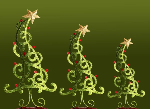 Рождественские деревья — стоковое фото