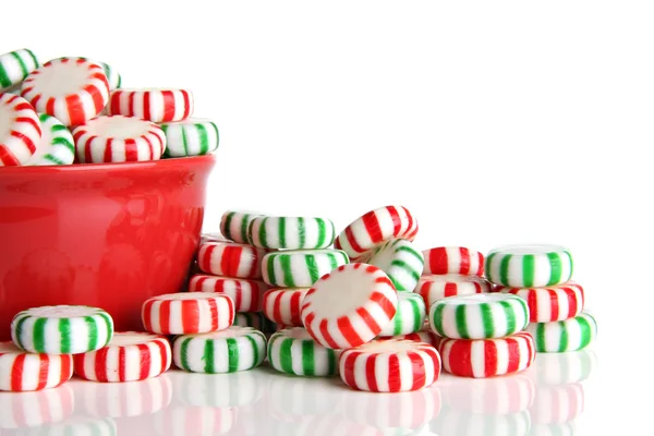 Різдво м'ятні цукерки — стокове фото