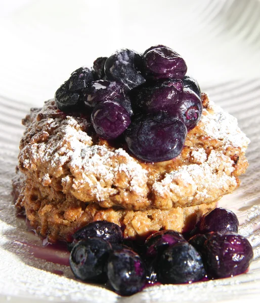 Blueberry dessert — Stock Photo, Image