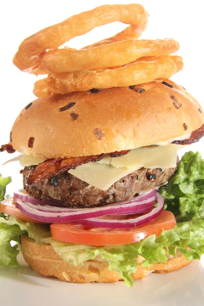 Gastronomische kaas hamburger — Stockfoto