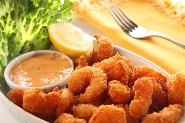Shrimp meal. — Stock Photo, Image