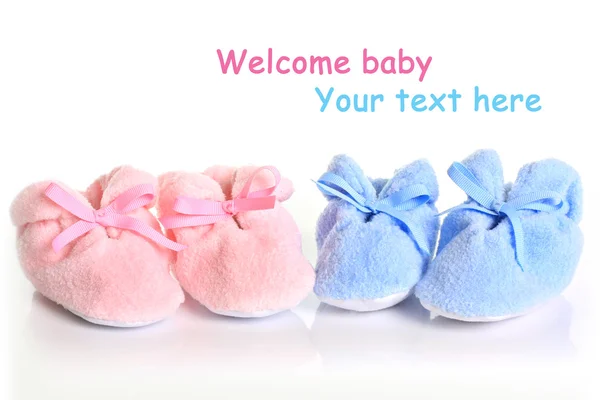 Baby booties — Stock Photo, Image