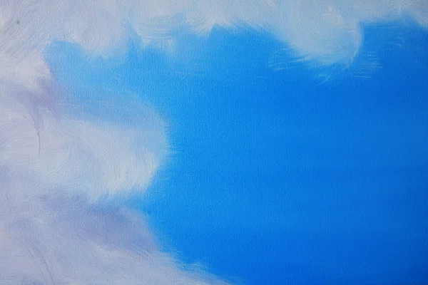 Clouds and blue sky painting. — Stock Photo, Image
