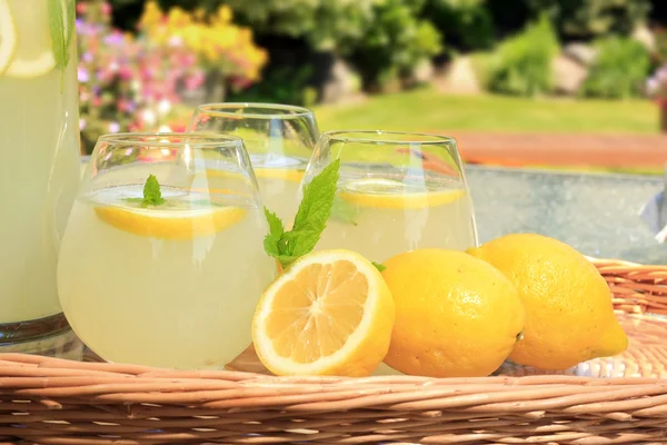 柠檬水 — 图库照片