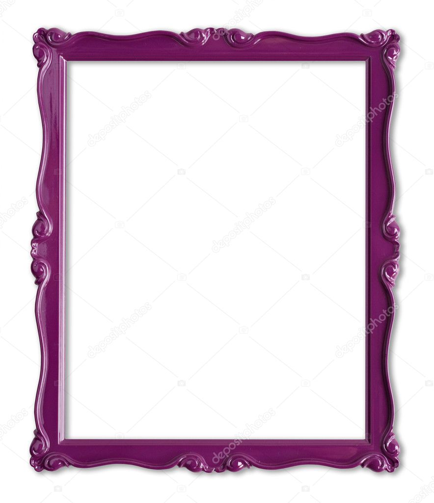 Purple picture frame