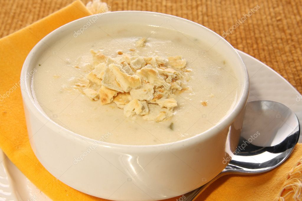 Clam chowder Stock Photo by ©Hannamariah 11106380