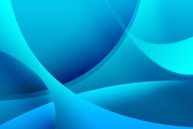 Blue abstract clipart