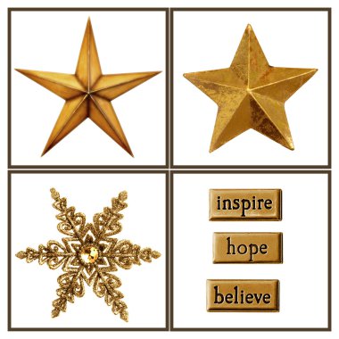 Christmas stars clipart