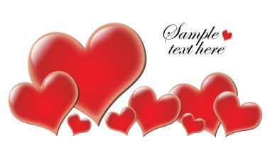 Valentine hearts clipart