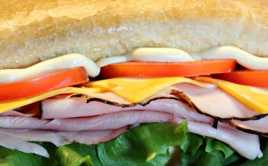 Ham sandwich clipart