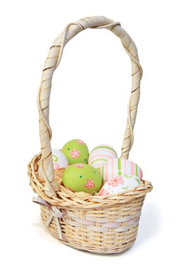 Easter basket clipart