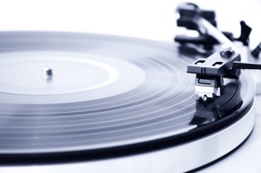 Vinyl record player clipart