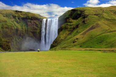 Waterfall, Iceland clipart