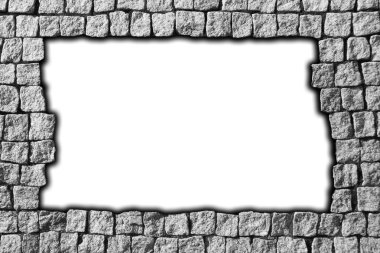 Grey brick wall clipart