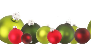 Christmas ornaments clipart