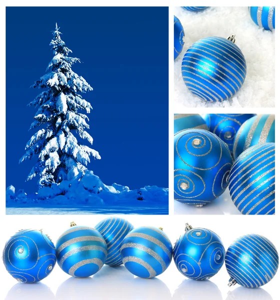 蓝色圣诞 — 图库照片