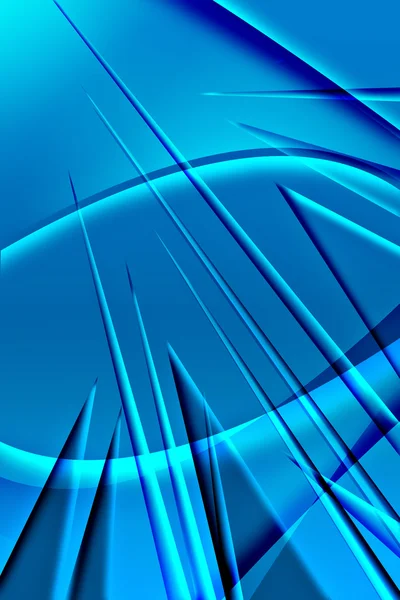 Abstrakte blaue Stacheln — Stockfoto