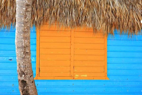 Karaiby okno — Zdjęcie stockowe