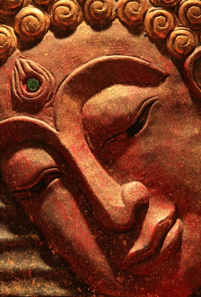 Estátua de Buda close-up . — Fotografia de Stock