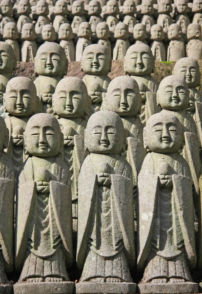 Jizo-Steinstatuen — Stockfoto