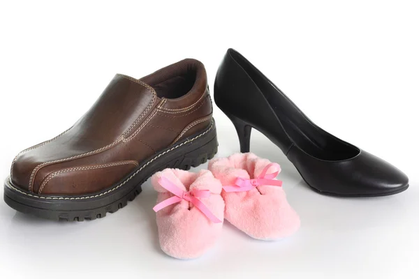 Rodinné boty — Stock fotografie