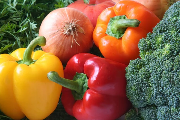 Čerstvá zeleninová odrůda. — Stock fotografie